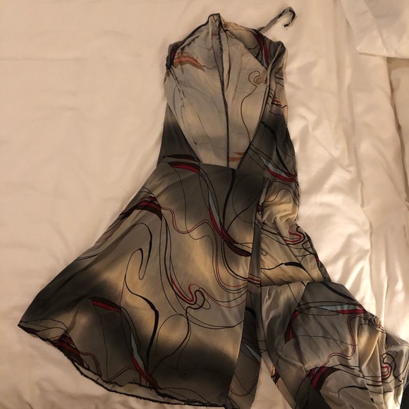 • Halter tie neck Hippie Boho/Disco Jumpsuit - Picture 5 of 5